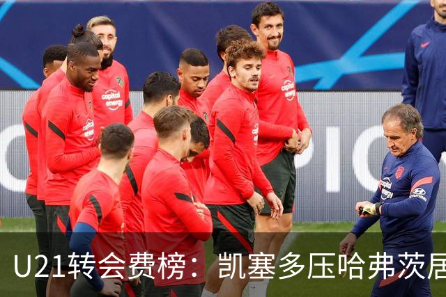 U21转会费榜：凯塞多压哈弗茨居首，M费、格瓦、内马尔、桑乔在列